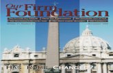Our Foundation Firm - Hope International 1999/Nov 1999.pdf · Our Firm Foundation and The Last Generation, they do so at the risk of their denominational employment. Some may ask,