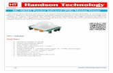 Handson Technology SR501 Motion... · 2018. 12. 16. · 1 Handson Technology User Guide HC-SR501 Passive Infrared (PIR) Motion Sensor This motion sensor module uses the LHI778 Passive