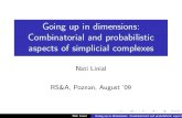 Going up in dimensions: Combinatorial and probabilistic aspects …af1p/Teaching/ATIRS/Papers/RSC/rsa... · 2012. 11. 8. · Nati Linial Going up in dimensions: Combinatorial and