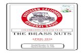 CELEBRATING OUR 67th YEAR The Brass Nuts · 2020. 2. 28. · The Brass Nuts Founded November 15, 1948 Chartered December 10, 1948 APRIL 2016 VOLUME 64 ISSUE 4 CELEBRATING OUR 67th