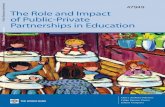 The Role and Impact of Public–Private Partnerships in ...documents1.worldbank.org/curated/en/453461468314086643/...v Contents Foreword ix Acknowledgments xi Abbreviations xiii Introduction