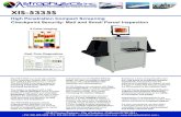 XIS-5335S - Totalpost Mailing Ltd...The XIS-5335S is a small yet powerfulX-Ray Inspection System with a tunnel size of 53.3 x 35.4 cm (21.0” x 13.9”). The XIS-5335S is the ideal