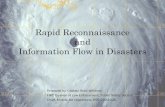 Rapid Reconnaissance and Information Flow in Disasters ES102.pdf · 2016. 2. 29. · Rapid Reconnaissance and Information Flow in Disasters Prepared by: Captain Brad Williams FWC