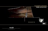 SAMICK PIANO · elegant performances. Crafted from the finest materials and excellently designed this piano is maintaining the traditional shape and will complete an interior with