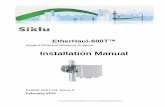 EtherHaul-600T™download.discomp.cz/Siklu/manuals/EH-600T_Installation... · 2015. 11. 30. · EH-600T Installation Manual Page 3 About this Document This document is the Installation