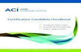 Certification Candidate Handbook - Amazon Web Services · 2019. 4. 18. · Certification Candidate Handbook 4301 N. Fairfax Drive Suite 301 | Arlington, VA 22203-1633 | | 703-525-4890