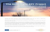 The Streetlight-EPC Project · 2017. 2. 6. · providing regional EPC facilitation services and supporting projects towards implementation. In the frame of Streetlight-EPC, 30 projects