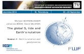 The global S tide and Earth’s nutation - TU Wien · 2014. 10. 15. · and nutation, important notes: Air pressure loads the oceans and induces oceanic angular momentum = „indirect“