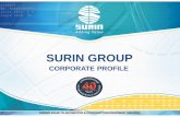 SAPL - Company Profile - Surin Auto · 2016. 5. 19. · EOT cranes of capacity up to 10 tons for heavy assemblies. 8 tank tri-cation hot dip phosphating and painting facilities for