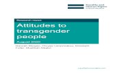 Attitudes to transgender people - Equality and Human Rights … · 2020. 9. 11. · Attitudes to transgender people 3 Executive summary Data from the British Social Attitudes (BSA)