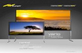 vario - ProjectorCentral...compact size one screen - many sizes long-term durability Vario - one screen, many sizes The innovative design of the Vario, multi-part, modular frame system