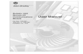 Allen-Bradley Bulletin 1203 Communications User ManualUser Manual Bulletin 1203 Remote I/O Communications Module Cat. Nos. 1203-GD1, 1203-GK1, or 1336-GM1 Firmware 1.xx – 4.xx Allen-Bradley