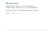 VoIP Configuration Guide - Extron · 2020. 10. 16. · The Patton SmartNode default configuration has Interface Ethernet 0 (ETH0) set to DHCP from the factory. The attached configuration