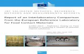 Report of an Interlaboratory Comparison from the European ......2013 Report EUR 26468 EN Juliana Silva Félix, Giorgia Beldì and Catherine Simoneau ILC001-2013 – Proficiency Testing