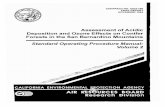 Report: 1994-11-00 (Part A - Volume 2) Standard Operating ......4. Operation of the Aerochem Metrics Model 301 Precipitation Collector (1-228.2) 5. Operation and Calibration of the