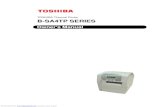 TOSHIBA Thermal Printer B-SA4TP SERIESperfectbarcodes.com/pdf/bsa4tp_series.pdf · 2015. 10. 6. · TOSHIBA Thermal Printer B-SA4TP SERIES Owner's Manual Downloaded from manuals search
