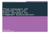 The Impact of COVID-19 on Fair Access to Higher Education · 2020. 12. 29. · 2 Commissioner for Fair Access THE IMPACT OF COVID19 ON FAIR ACCESS TO HIGHER EDUCATION gov.scot/commissionerforfairaccess