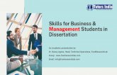 Dissertation writing Skills for Business & Management Students