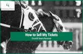 How to Sell My Tickets - Churchill Downs Racetrack · 2020. 4. 1. · 2 PAGE 3: How to sign in to your My Churchill Downs Account Manager PAGE 5: How to post tickets for resale on