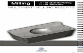Milling - Belmar Automation · 2014. 1. 8. · Material Group Group cMaterial Examples* Brinell d.o.c [mm] feed [mm/tooth] V [m/min] No hardness min max min max min max Ck15, Ck45