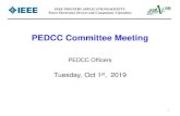 PEDCC Committee Meeting...Maja Todorovic GE Global Research Radha Sree Moorthy Oak Ridge National Lab Name Affiliation Name Affiliation Rudy Wang GE Aviation Jin Wang Ohio State University