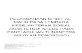 AISYIYAH PONOROGO) PANTI ASUHAN TUNANETRA ANAK …eprints.umpo.ac.id/5305/2/3b. Pelaksanaan Spirit Al-Maun... · 2020. 7. 20. · 16 % similarity index 16% internet sources 1% publications