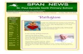 Religion - Paul Apostle NORTH...2020/06/02  · 1 SPAN News Term 2, Issue 5 Today we celebrate the Feast of the Sacred Heart. The Feast of the Sacred Heart of Jesus falls 19 days after