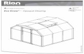Grow® Opaque Glazing (2,0V 55m1/hr km/hr - GardenSite€¦ · garden and gardening IMPORTANT Please read these instructions carefully before you start to assemble this greenhouse.