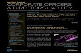 Westlaw Journal CORPORATE OFFICERS & DIRECTORS LIABILITY 2013. 12. 5.آ  CORPORATE OFFICERS & DIRECTORS