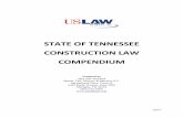 STATE OF TENNESSEE CONSTRUCTION LAW COMPENDIUM › files › Compendiums2017 › ...Inc., No. M2006-02363-COA-R3-CV, 2007 WL 3306765, at *1, 3 (Tenn. Ct. App. 2007) (holding that the