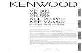 User Manual Search Engine · KENWOOD AUDIO VIDEO SURROUND RECEIVER VR-309 VR-307 VR-357 KRF-V8020D KRF-V7020D INSTRUCTION MANUAL KENWOOD CORPORATION DTS Drs OTS S, OTS g80g . the
