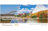 Georgia Broadband Deployment Initiative · 2019. 9. 9. · Georgia Broadband Deployment Initiative What is the mission of GBDI? • To promote and incent deployment of broadband services
