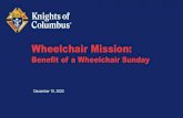 Wheelchair Mission: Benefit of a Wheelchair Sunday 2020. 12. 14.آ  Wheelchair Mission 1.Inspiration
