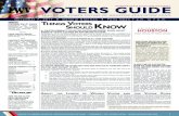 VOTERS GUIDE NONPARTISAN ELECTION MATERIAL€¦ · The League of Women Voters is a nonpartisan organization. The League . of Women Voters and the League of Women Voters Education