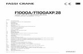 F1000A/F1100AXP - Fascan...2008/04/15  · FASSI CRANE 1 F1000A/F1100AXP.28 use and maintenance FROM SERIAL NUMBER *1119*INDEX 1 INTRODUCTION 2 CLASSIFICATION OF THE CRANE MODEL 2.1