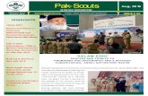 Pak-Scouts · 2016. 8. 16. · “Salam Edhi” Prayers and Tribute to Prominent Philanthropist and Devoted Humanitrian, Abdul Sattar Edhi Sahab Visit of Chief Commissioner, PBSA