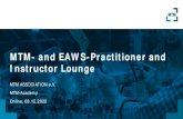 MTM- and EAWS-Practitioner and Instructor Lounge...2020/12/08  · MTM-SD MTM-UAS MTM-MEK EAWS Company spec. systems MTM-1 MTM-HWD Practical application MTM-Practitioner-Refreshment