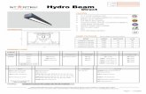 Hydro Beam - StarTek Lighting America · 2020. 11. 9. · Hydro Beam Direct Type: Project: Page 2 - 11/6/2020 ROW CONFIGURATIONS Linear runs are available in 4’ increments, utilizing