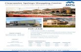 Clearwater Springs Shopping Center...• Located between Keystone Crossing and Castleton Square Mall • Strong traffic counts and strong daytime and evening demographics • Anchored