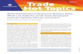 Trade ISSUE 144 Hot Topics - tralac...Issue 144 | 2017 | Page 3 Public stock-holding Most small states, LDCs and SSA countries are interested in public stock-holding, given the need