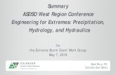 Summary ASDSO West Region Conference Engineering for ......2019/05/06  · Mark Perry, P.E. Colorado Dam Safety Summary ASDSO West Region Conference Engineering for Extremes: Precipitation,