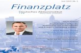 Juni 2013 | Nr. 2 Finanzplatz · 2014. 5. 15. · Uta-Bettina von Altenbockum, Finanzplatz Werner Baumann, Finanzvorstand der Bayer AG, wurde am 17. April 2013 zum neuen Präsidenten