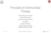 Principles of Antimicrobial Therapy · Title: Drugs for Dermatological Disorders Author: Tareq Saleh Created Date: 12/11/2020 12:40:32 PM
