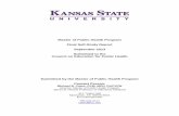 Master of Public Health Program Final Self-Study Report ... MPH...Master of Public Health Self Study Kansas State University September 2013 Page 5 Electronic Resource File The K-State