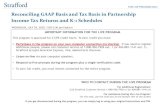 Reconciling GAAP Basis and Tax Basis in Partnership ...media.straffordpub.com/products/reconciling-gaap-basis...2020/07/29  · July 29, 2020 Reconciling GAAP Basis and Tax Basis in