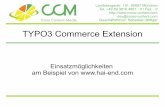 TYPO3 Commerce Extension · 2009. 11. 3. · 14.03.08 TYPO3 Commerce 2 Landsbergerstr. 191, 80687 München Tel. +49 89 3816 4881 - 0 / Fax: - 9  dev@cross-content.com ...