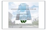 LEXINGTON FINANCIAL CENTER · 2019. 10. 29. · Elevators: The building is served by twelve (12) high-speed Otis Elevonic elevators, divided into three banks: low rise, midrise and