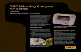 SKF Microlog Analyzer AX series...SKF Microlog AX is a full-featured, four channel, high performance route and non-route portable data collector/FFT analyzer. SKF Microlog Analyzer