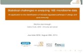 Statistical challenges in analyzing 16S microbiome data 0 ...perso.ens-lyon.fr/aurelien.garivier/ · Statistical challenges in analyzing 16S microbiome data An application to the