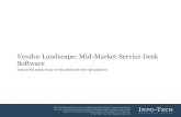 Vendor Landscape: Mid-Market Service Desk Softwareincidentmonitor.com/documentation/Mid-Market-Service-Desk...Software Ensure the productivity of help desk with the right platform.